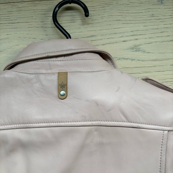 Mackage pink leater motorcycle jacket - Picture 3 of 7